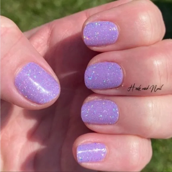 *Retired* Color Street: Glamsterdam | Lavender Purple Sparkle Glitter Spring - Picture 2 of 13